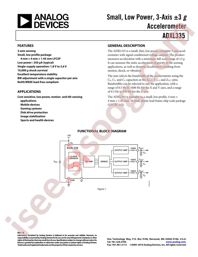 ADXL335BCPZ-RL