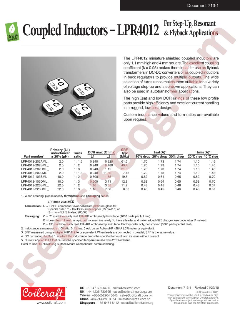 LPR4012-103DML