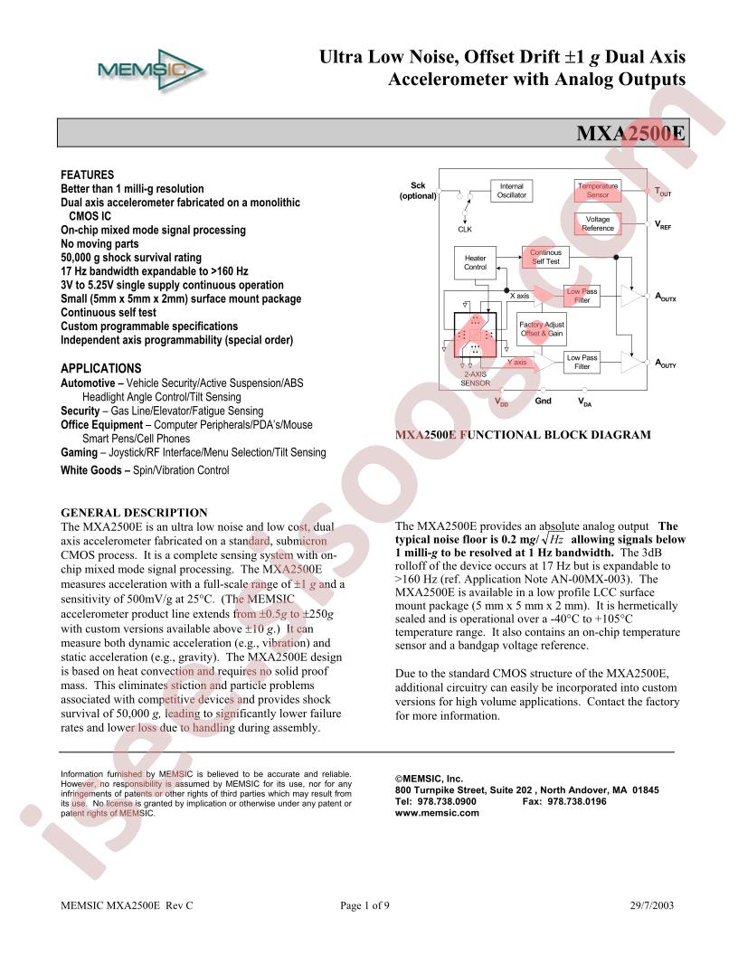 MXA2500EL