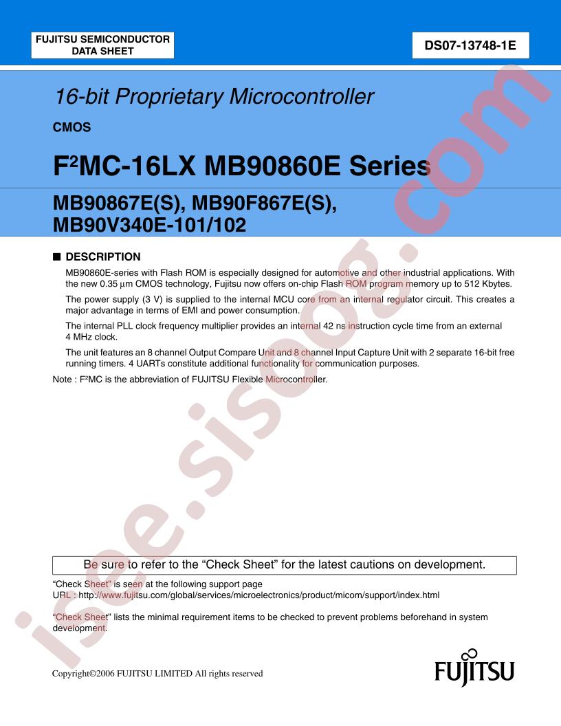 MB90V340E-102