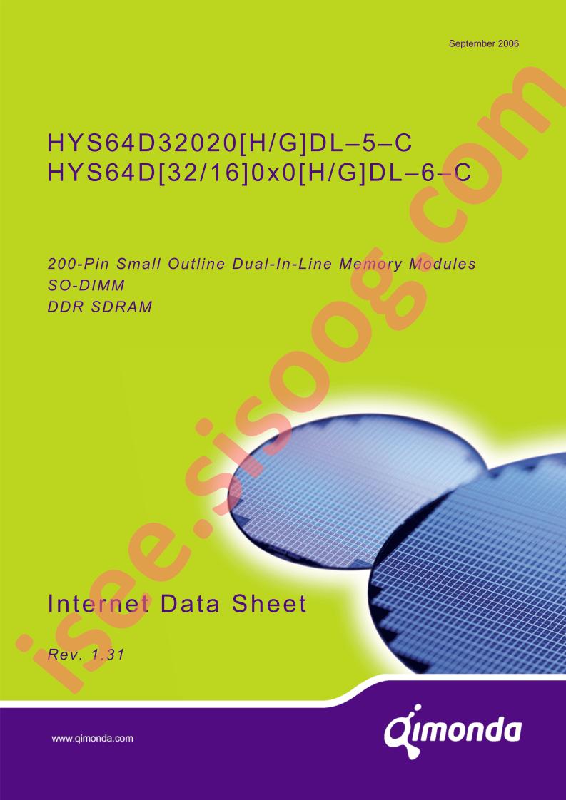 HYS64D16000GDL-6-C