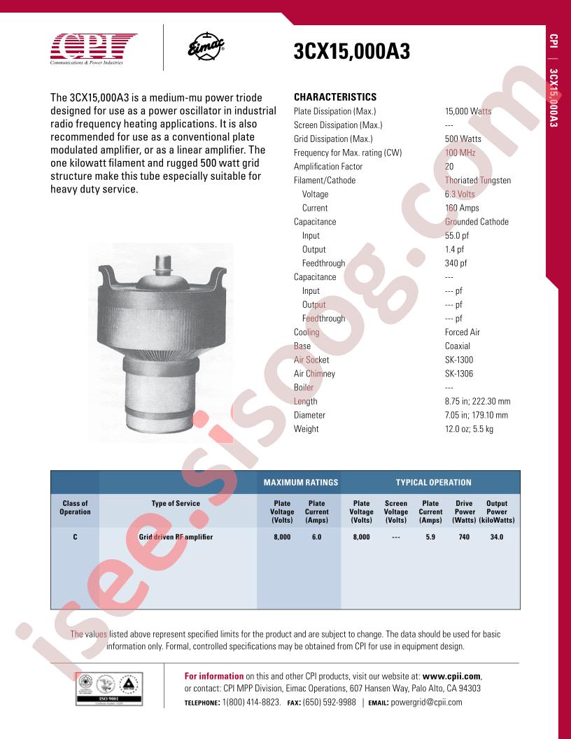 3CX15-000A3