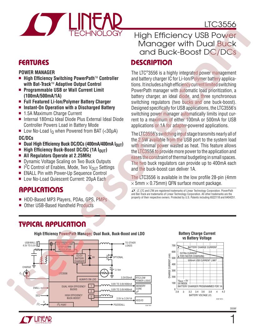 LTC3556EUFD-PBF