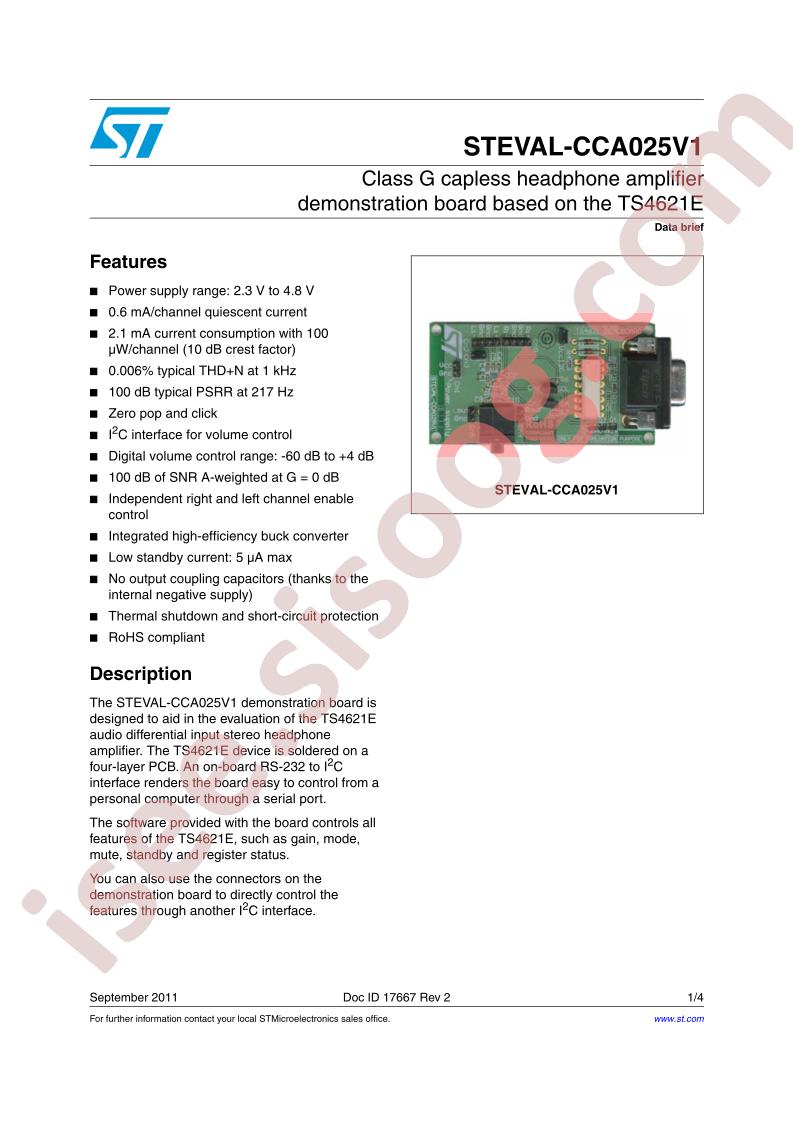 STEVAL-CCA025V1