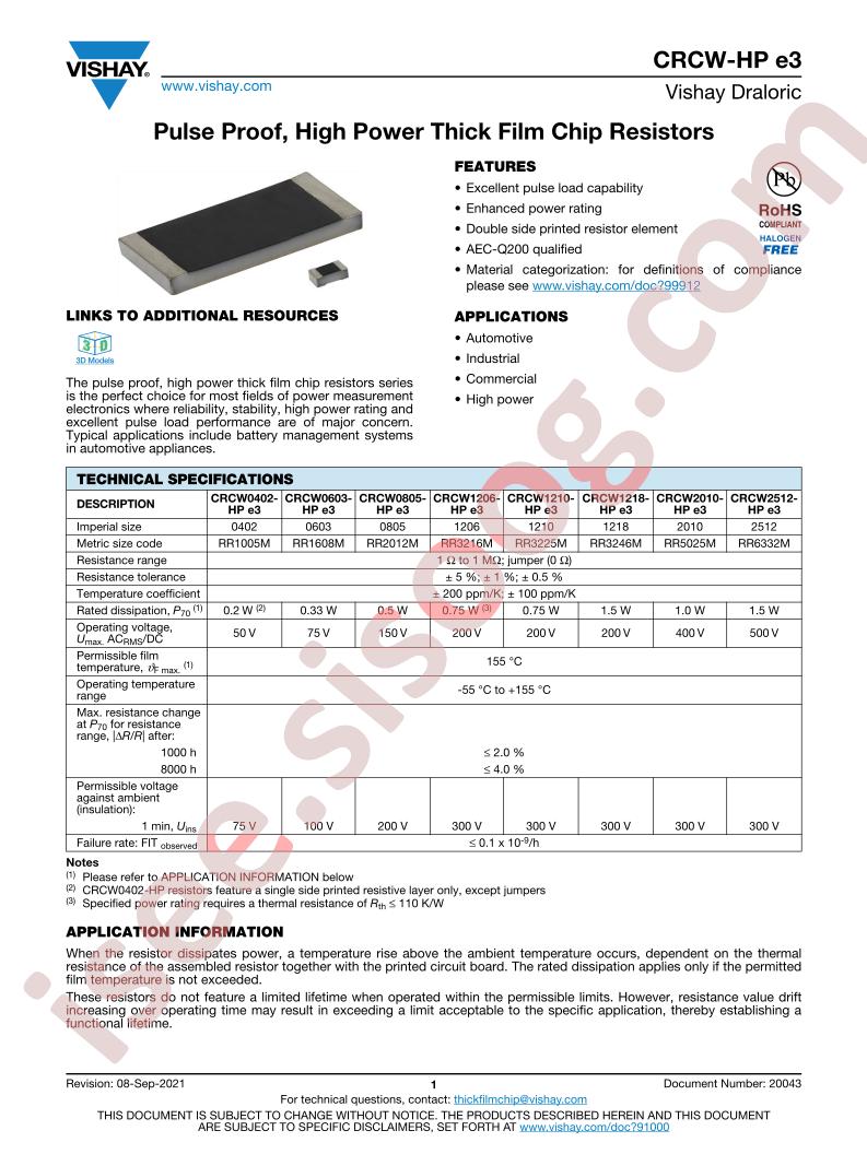 CRCW-HPE3