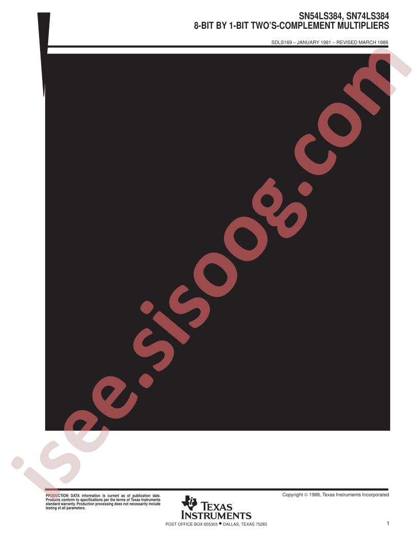 SN54LS384FK