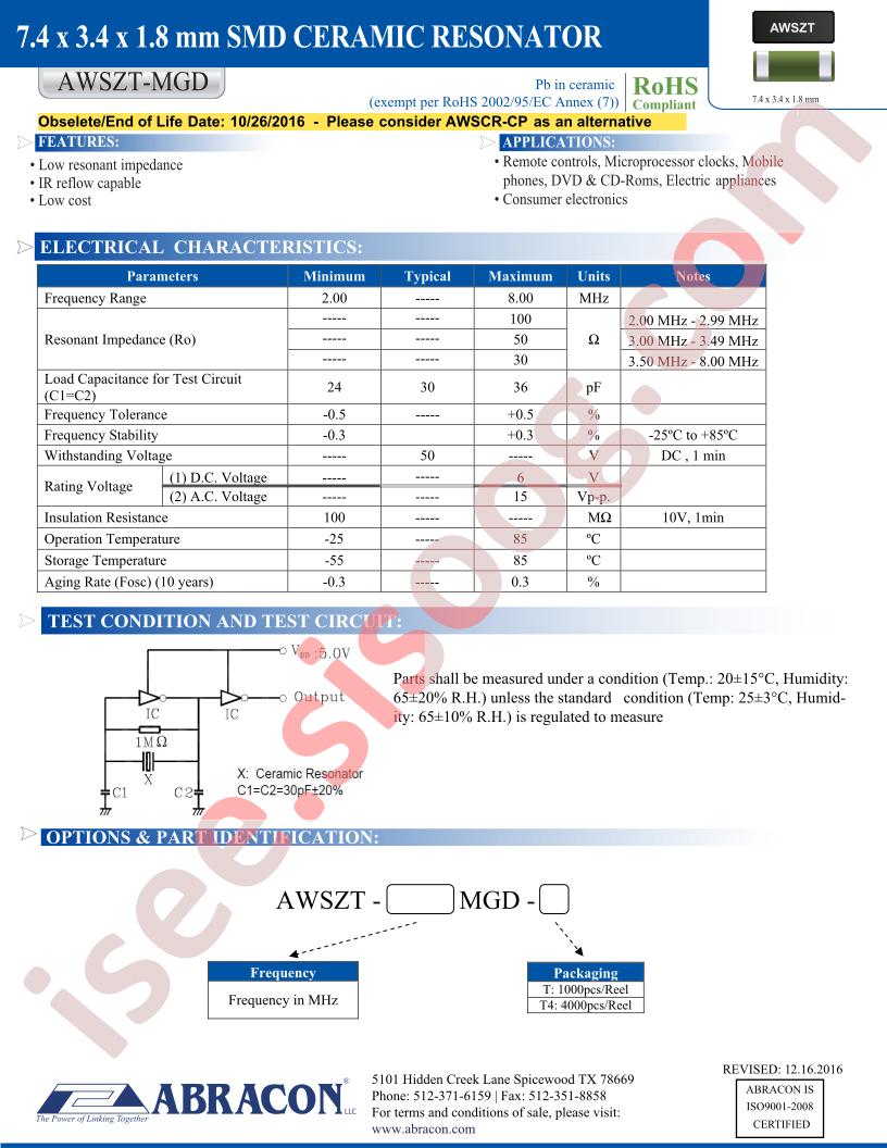 AWSZT-3.58MGD-T