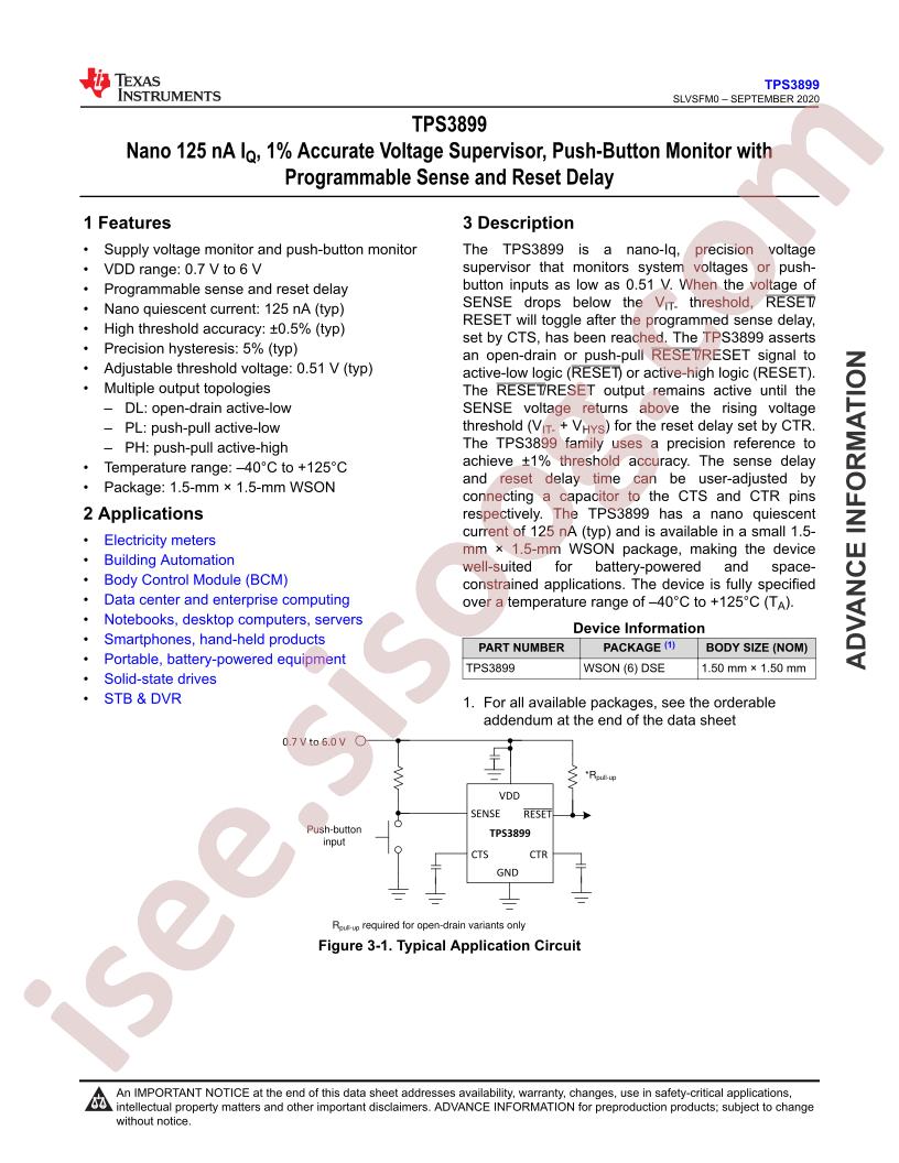 TPS3899DL11DSE
