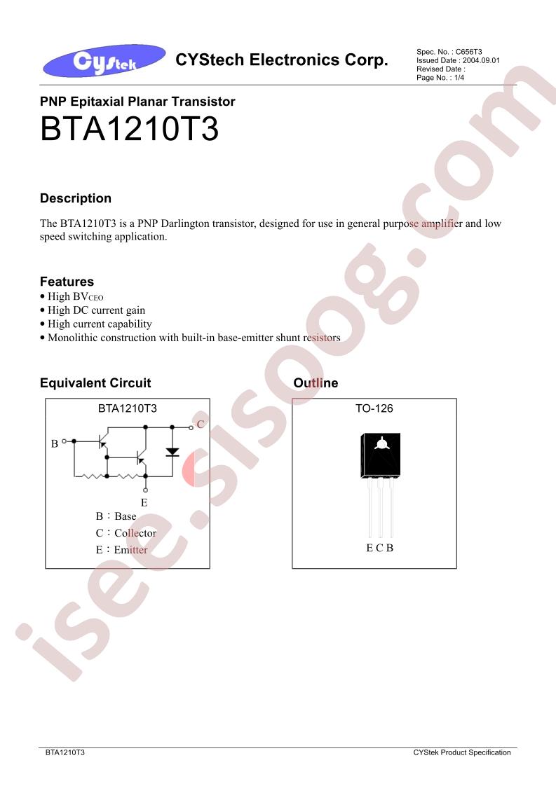 BTA1210T3
