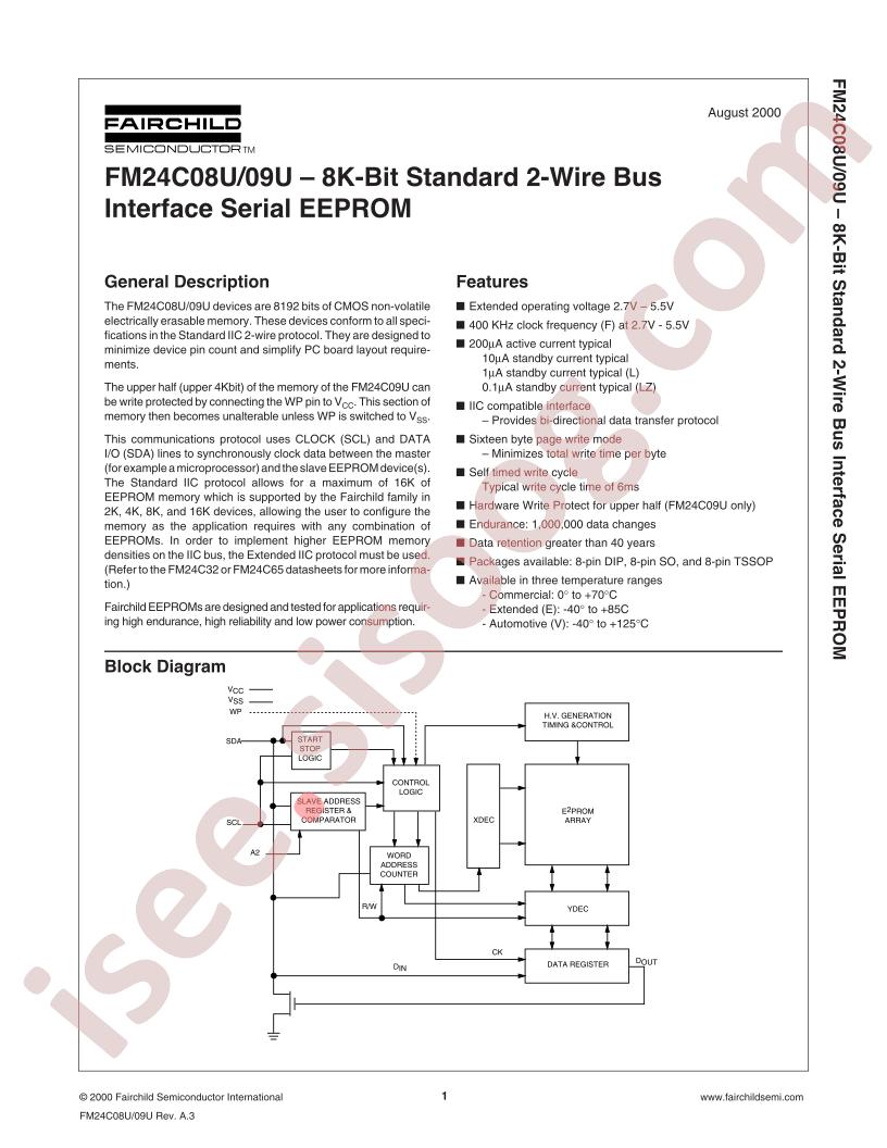 FM24C08U