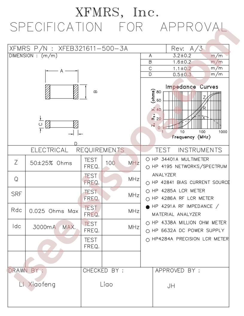 XFEB321611-500-3A