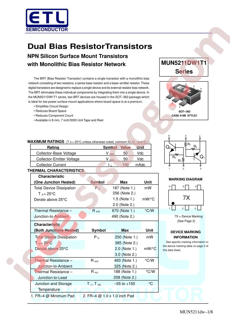 MUN5213DW1T1