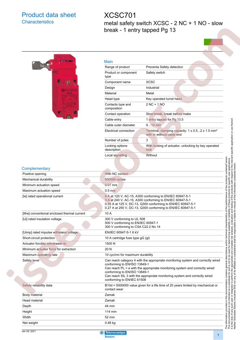 XCSC701