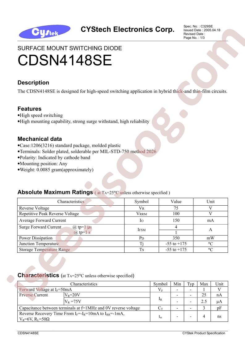 CDSN4148SE