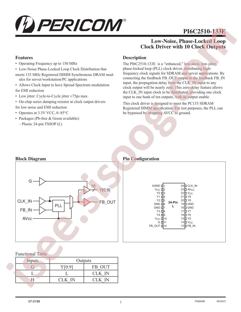 PI6C2510-133EL