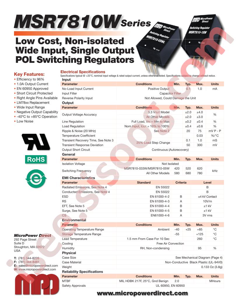 MSR7810W
