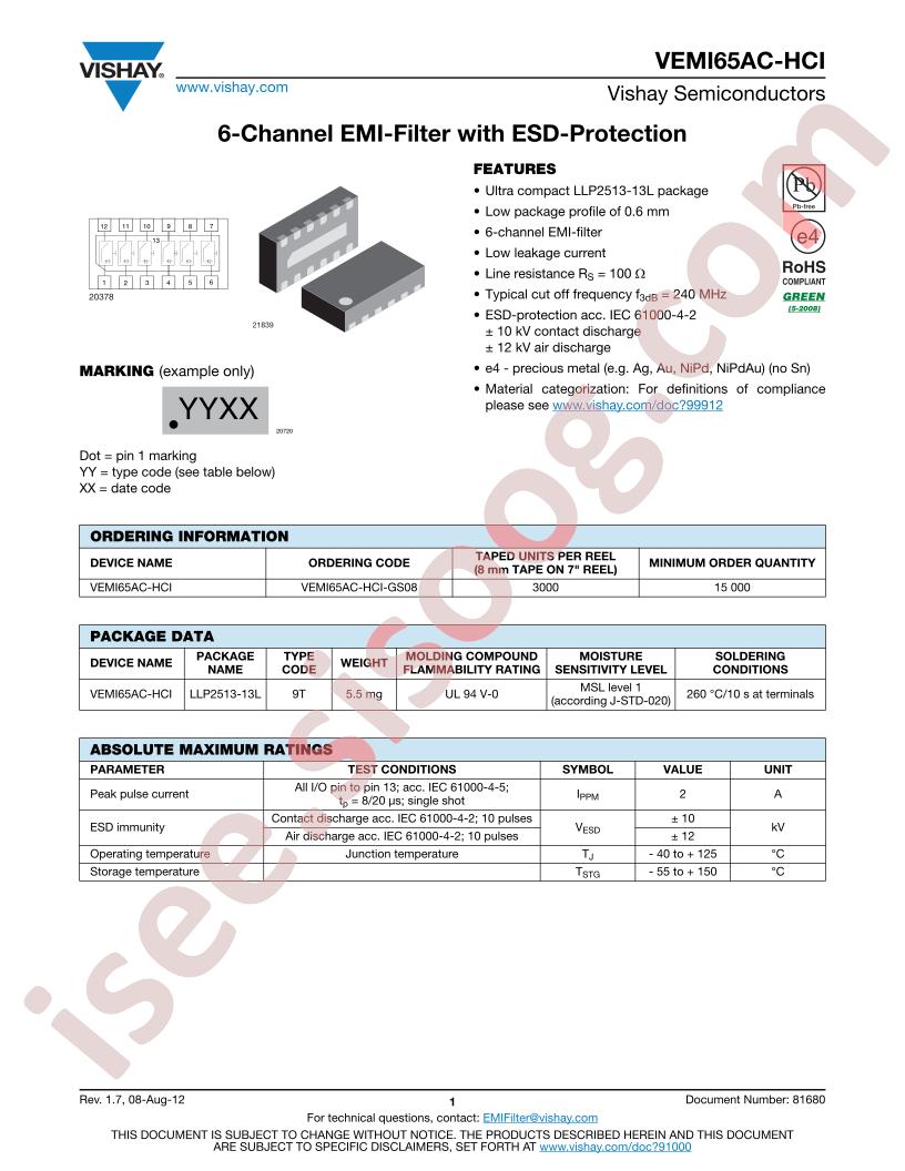 VEMI65AC-HCI-GS08