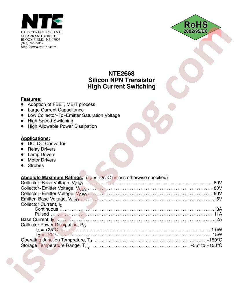NTE2668