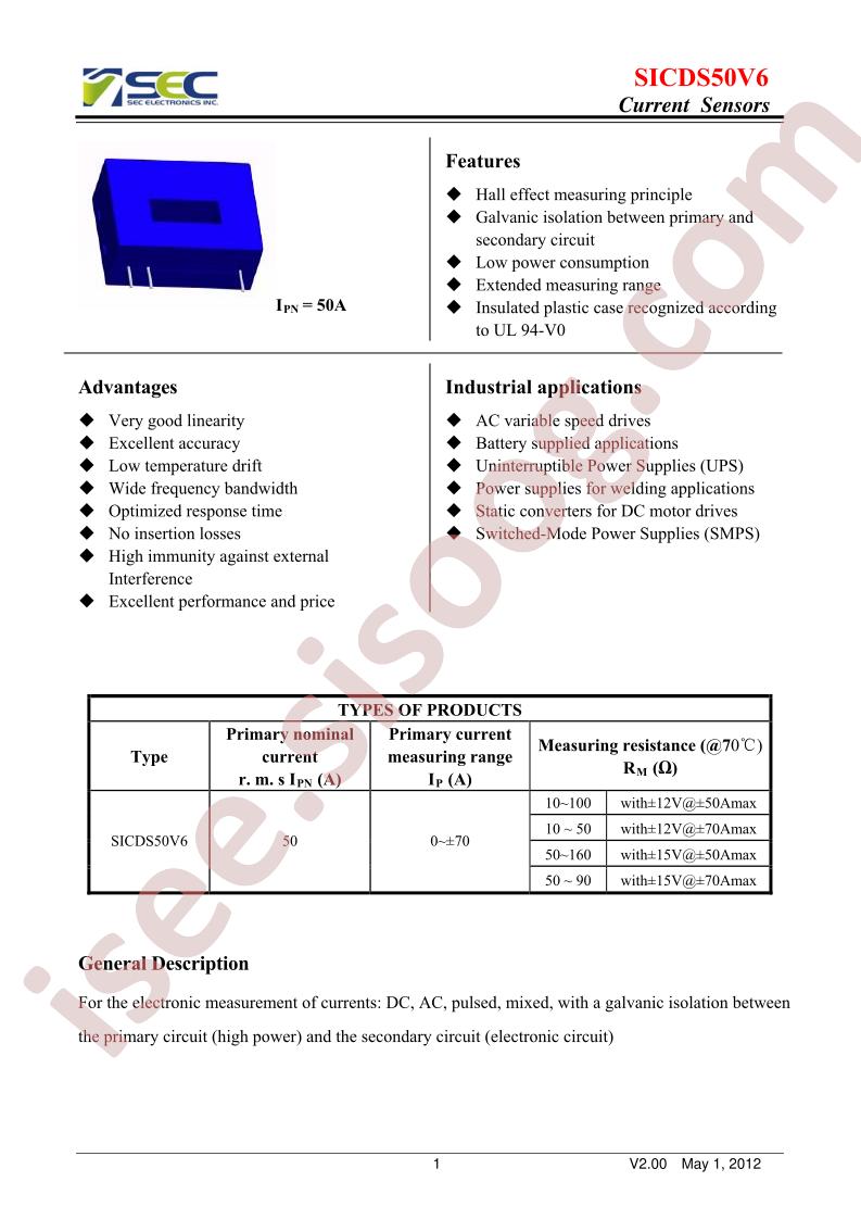 SICDS50V6