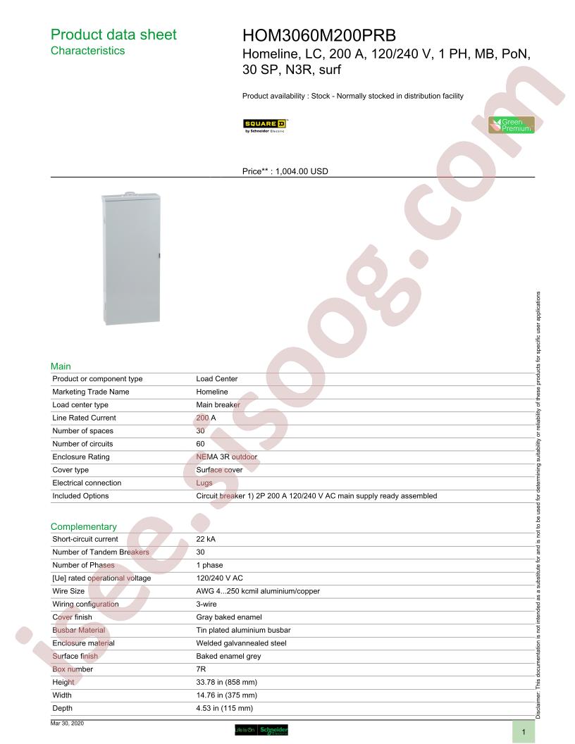 HOM3060M200PRB