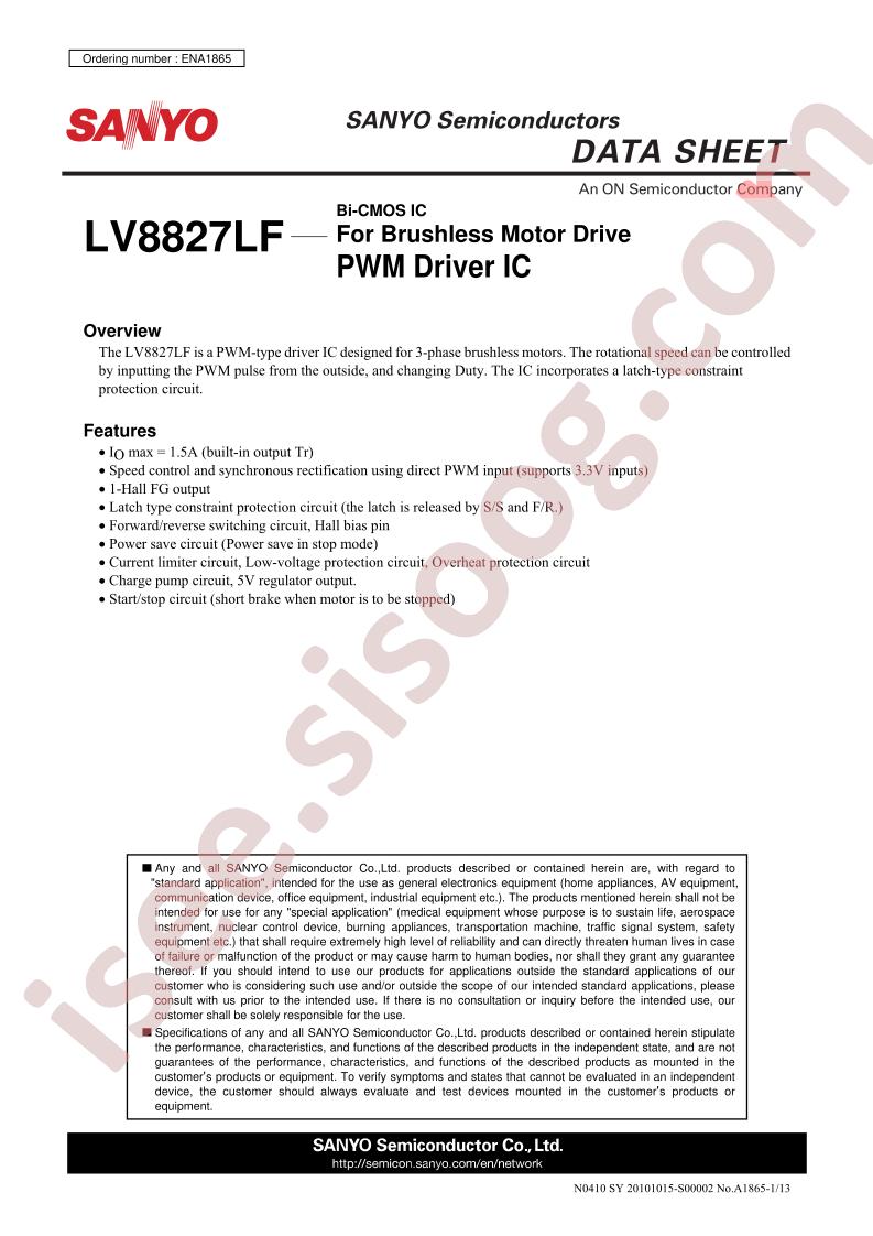 LV8827LF