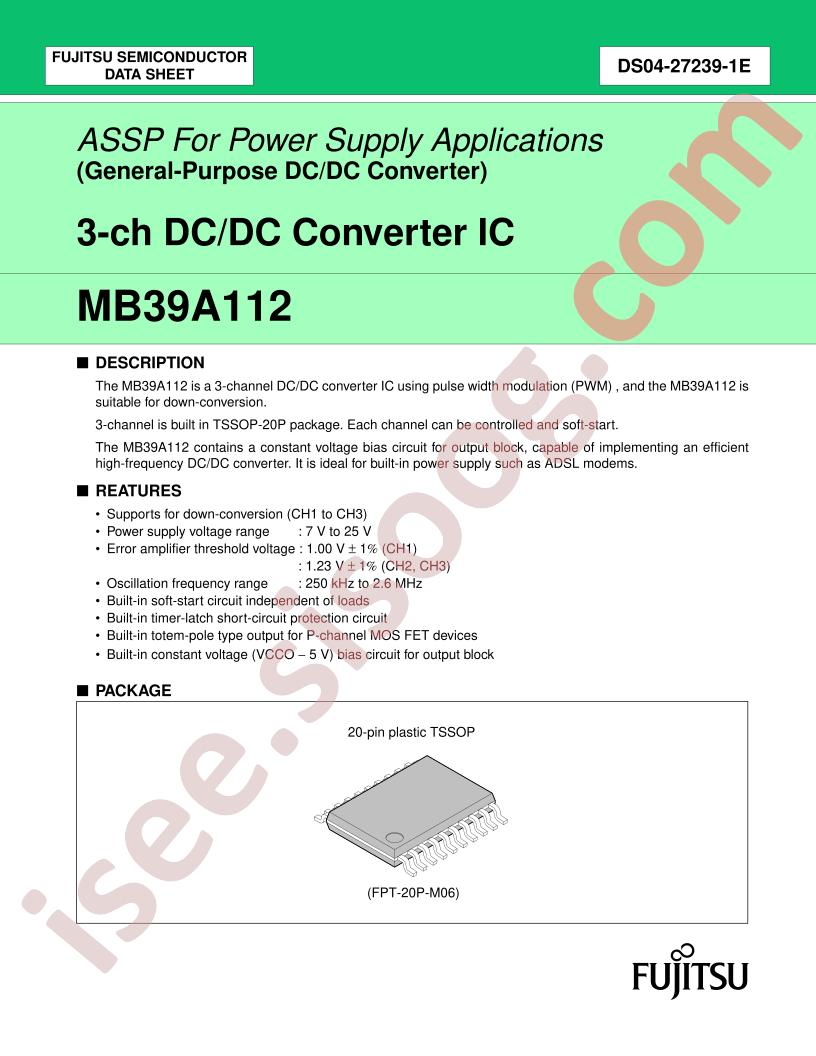 MB39A112PFT