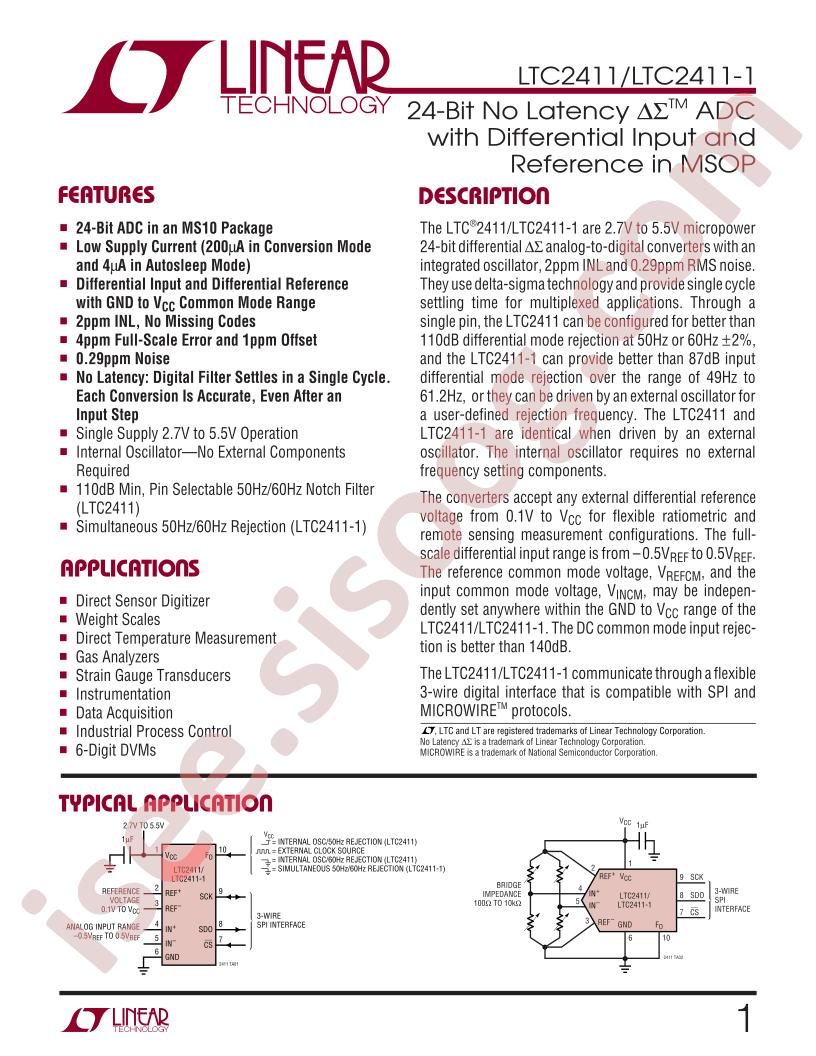 LTC2411-1IMS