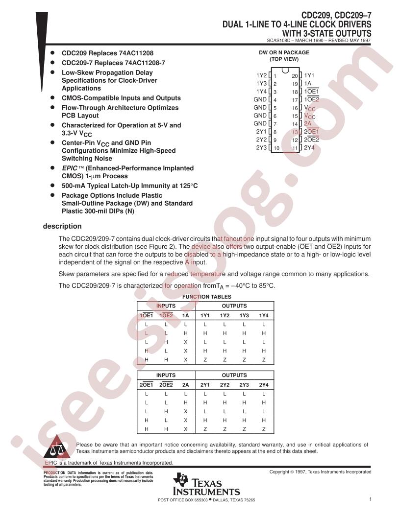 CDC209DBLE