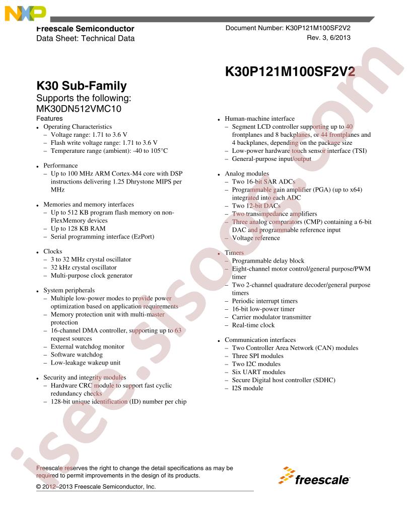 K30P121M100SF2V2