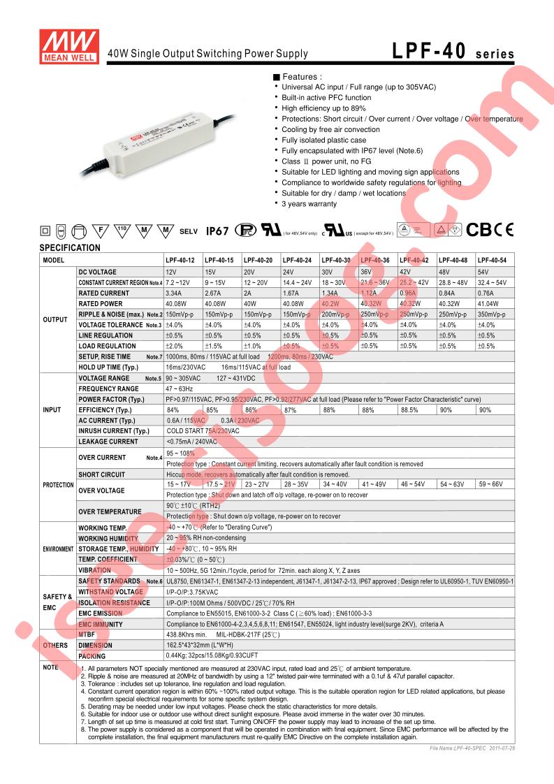 LPF-40-12