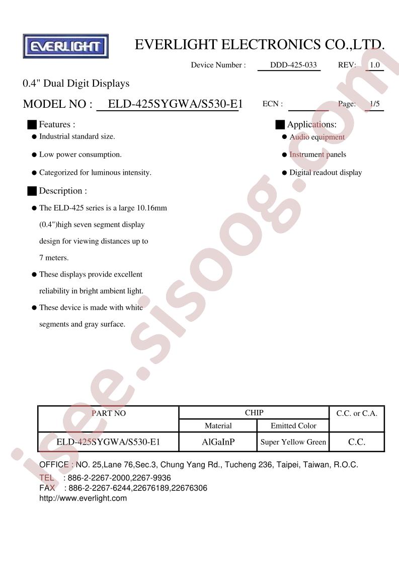 ELD-425SYGWA