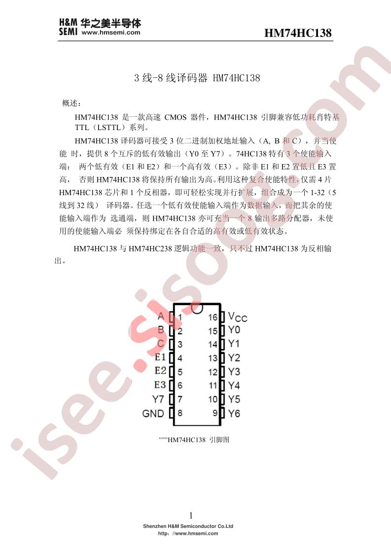 HM74HC138D