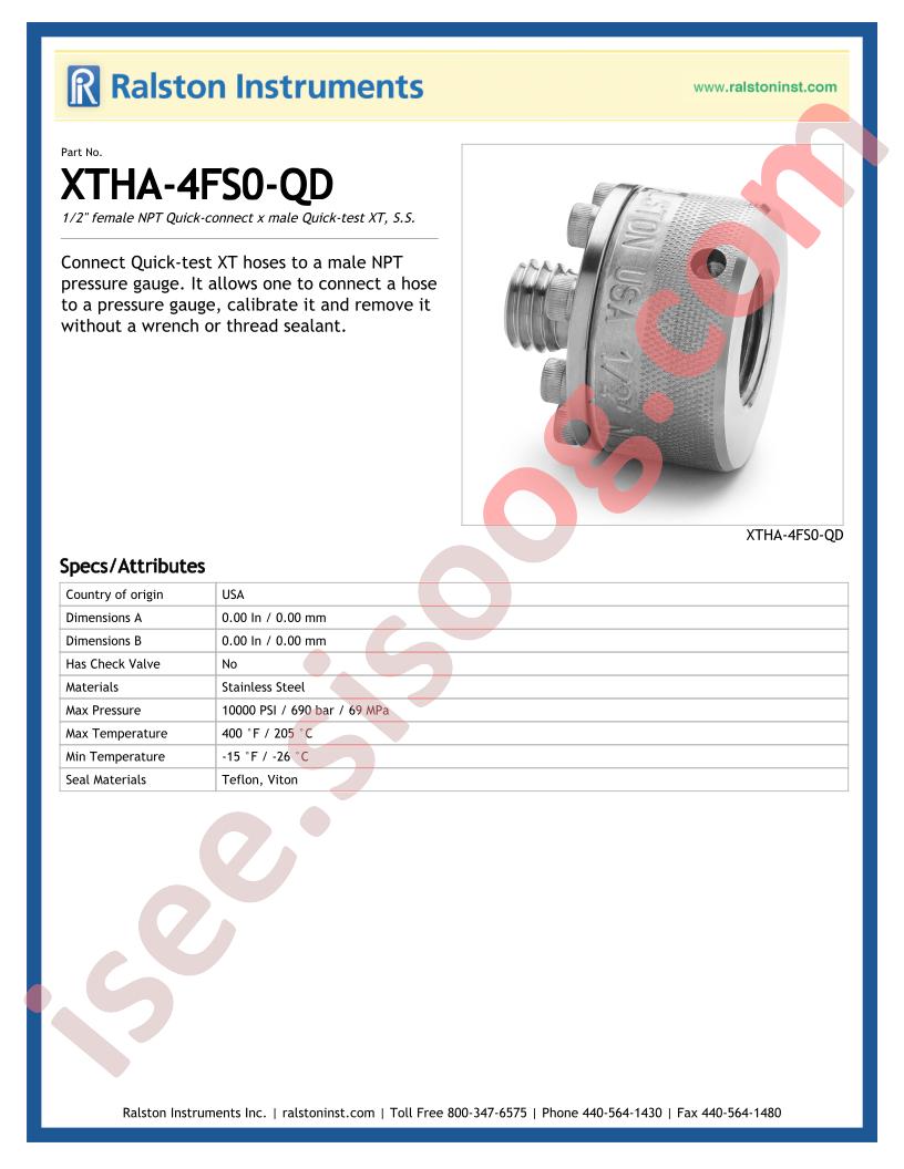 XTHA-4FS0-QD