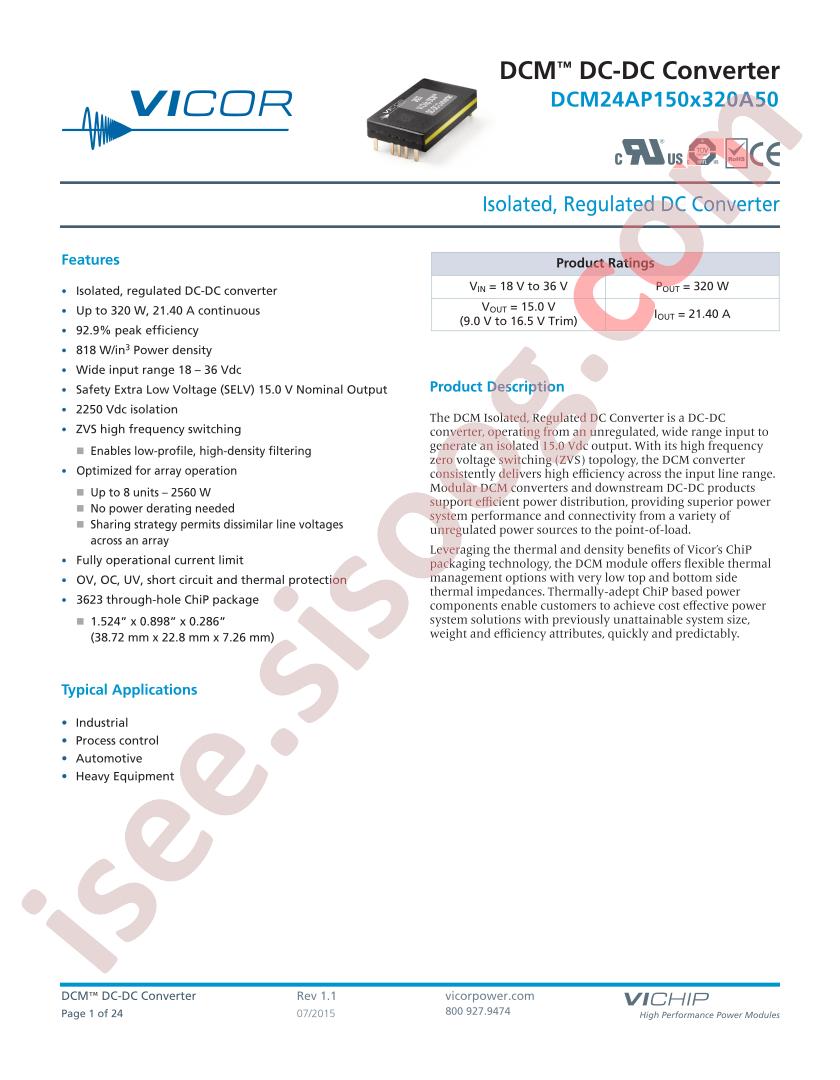 DCD24AP150T320A50