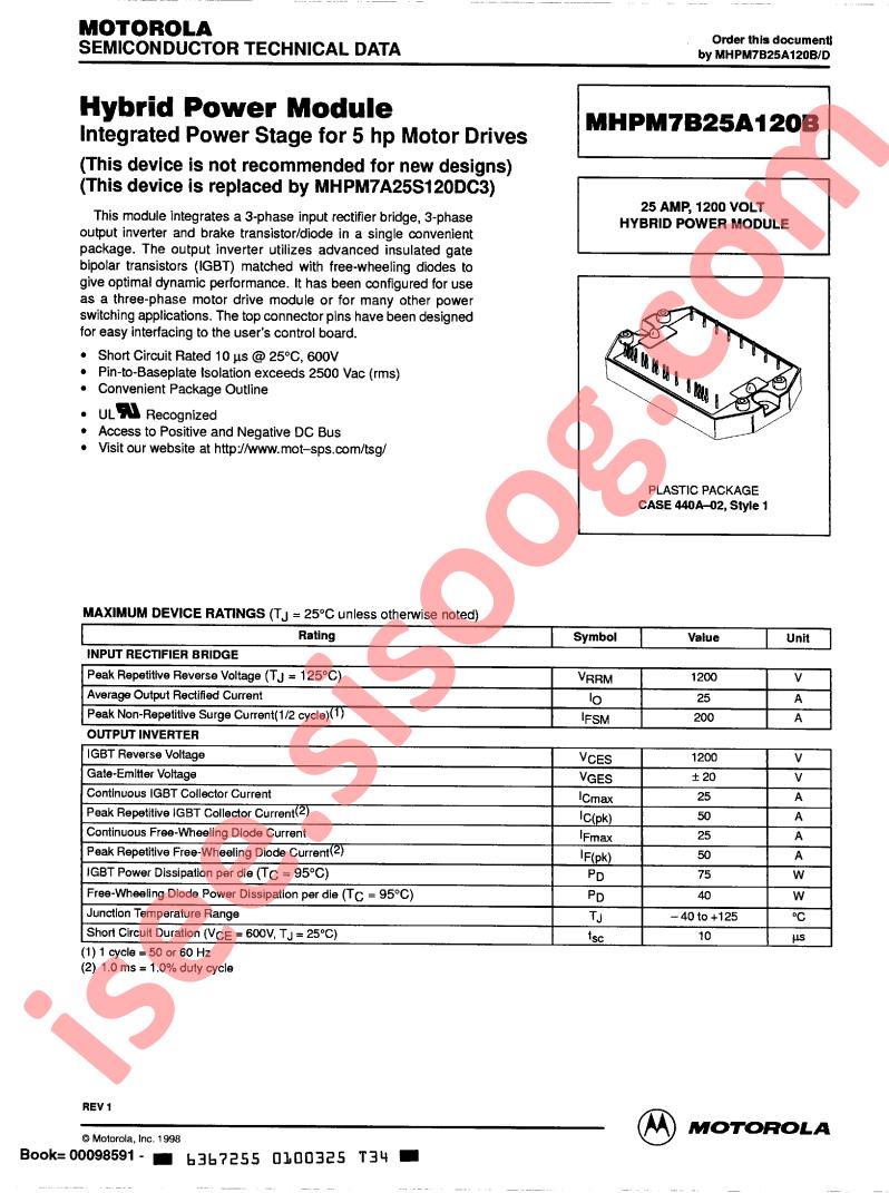 MHPM7B25A120D