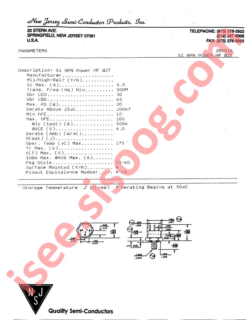 2N5016