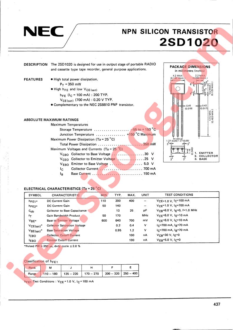 2SD1020