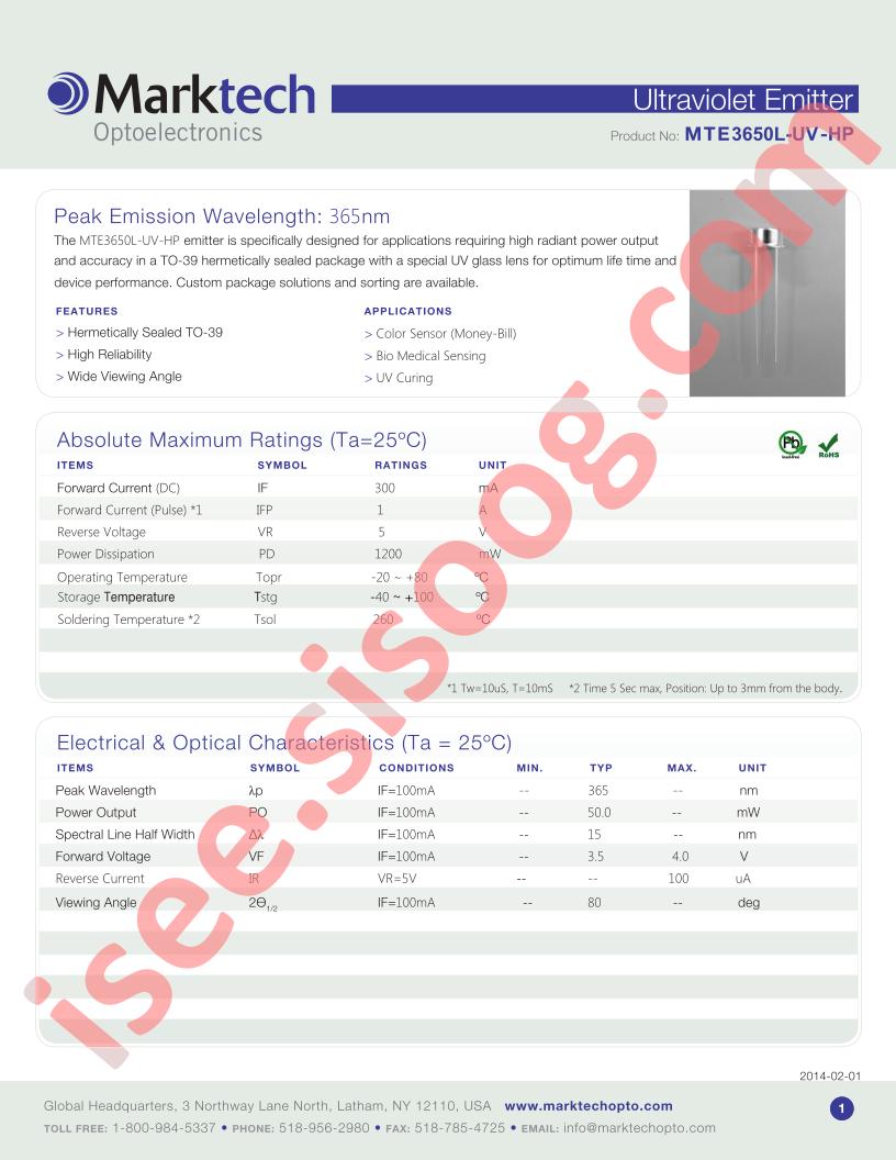 MTE3650L-UV-HP