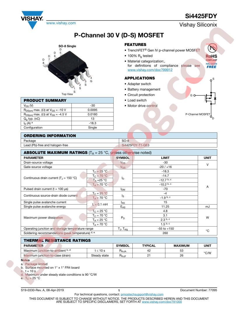 SI4425FDY