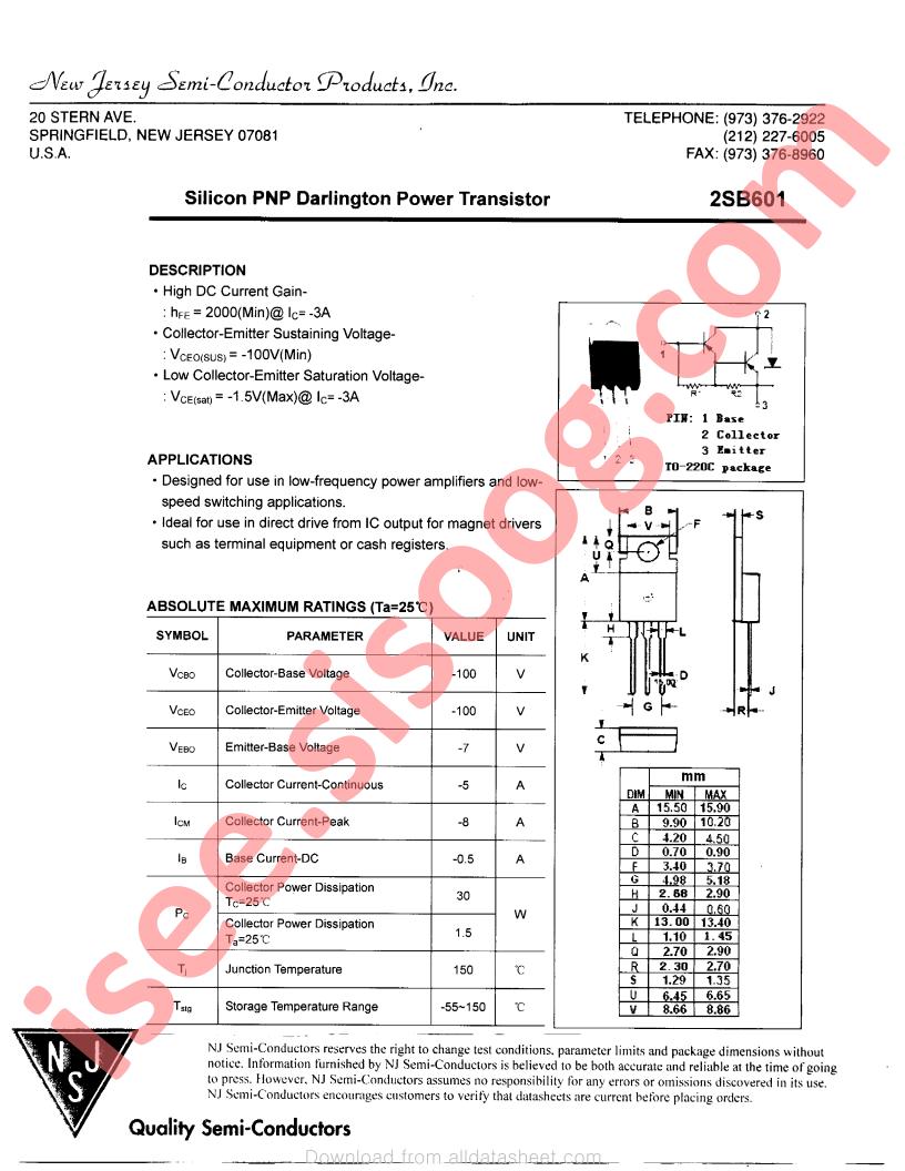 2SB601