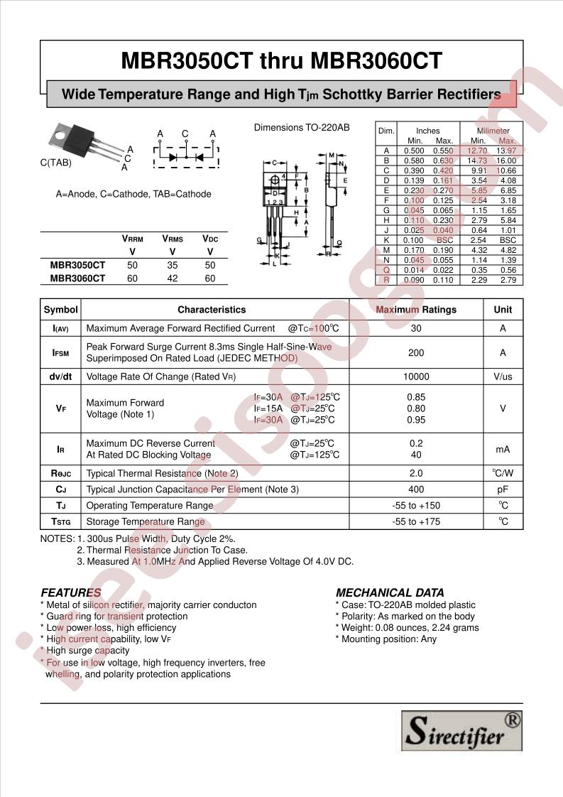 MBR3050CT