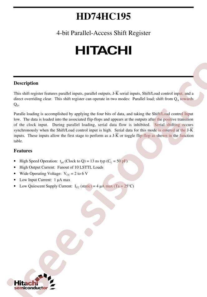 HD74HC195