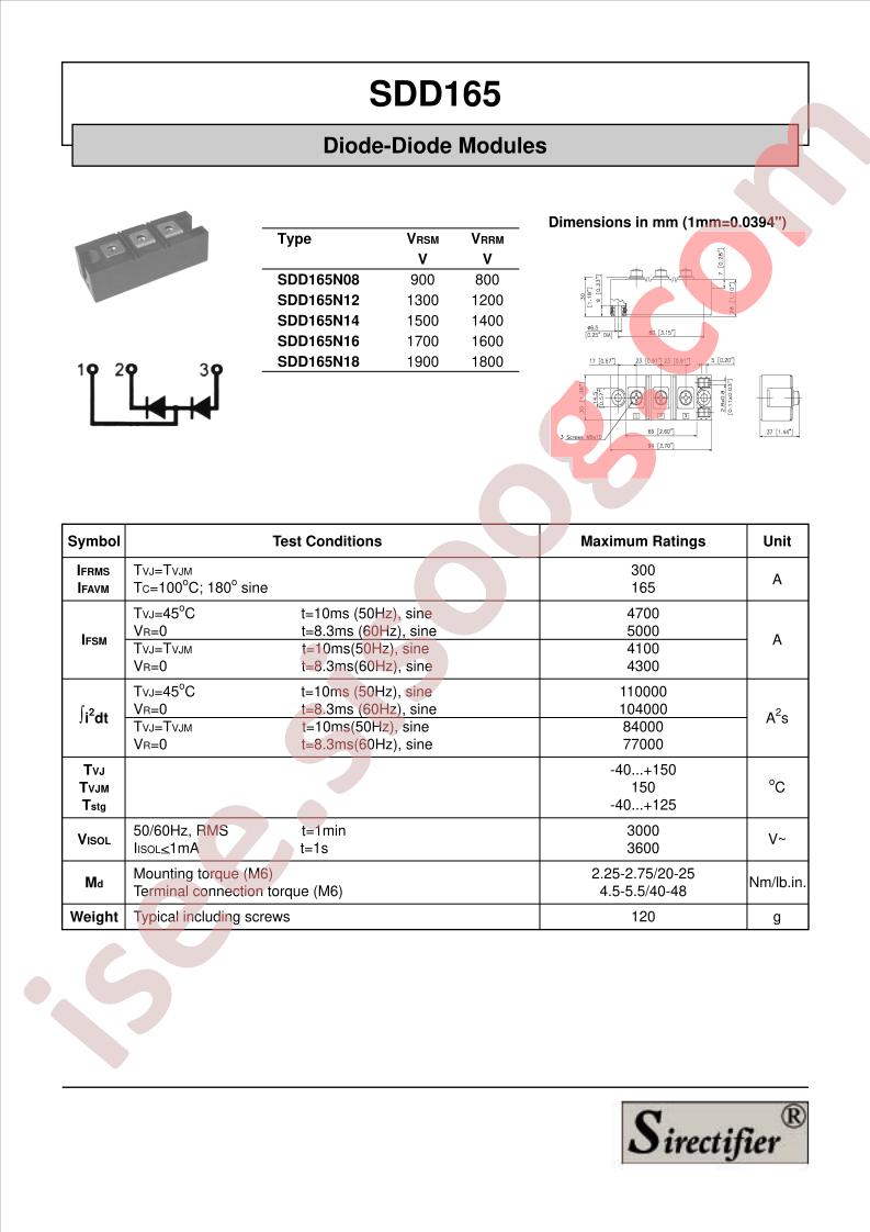 SDD165N12