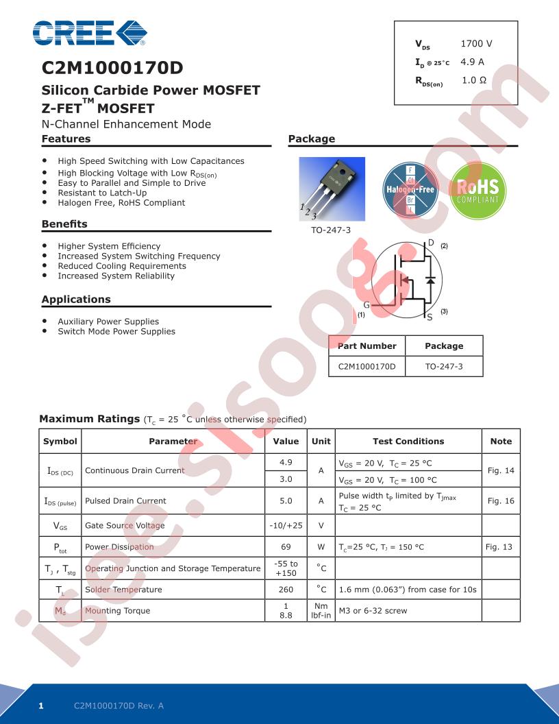 C2M1000170D