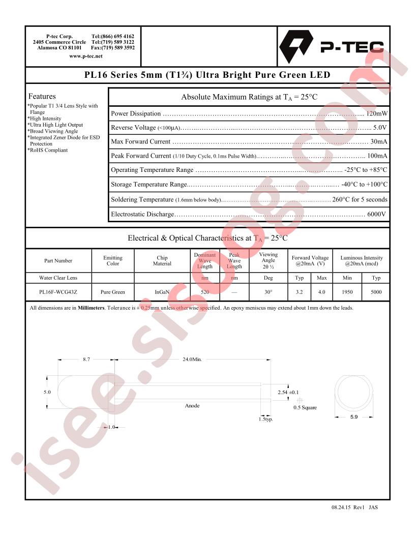 PL16F-WCG43Z