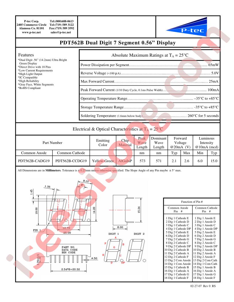 PDT562B-CADG19
