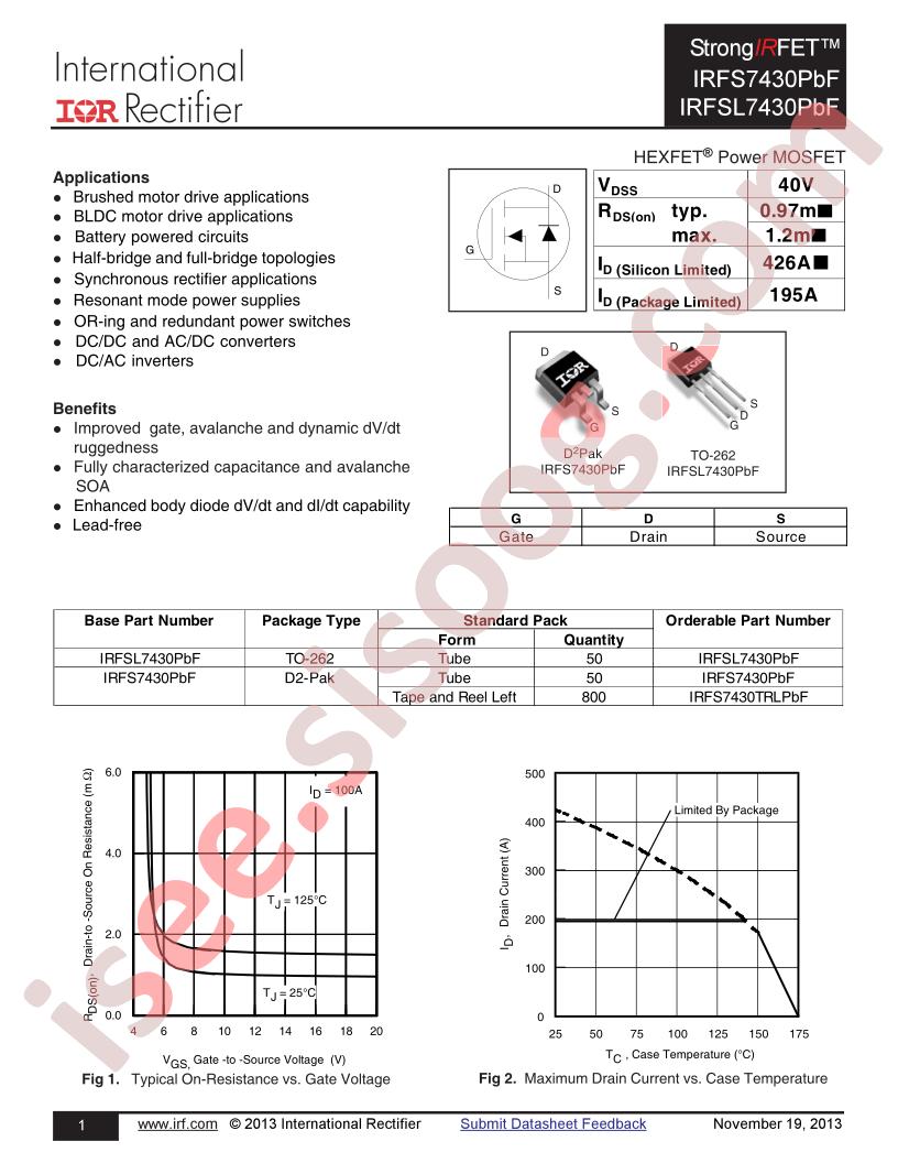 IRFS7430PBF