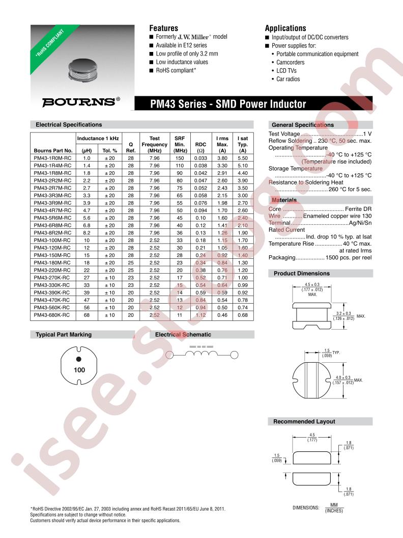 PM43-100M-RC