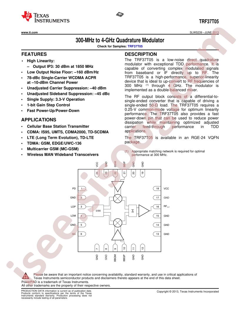 TRF37T05IRGET