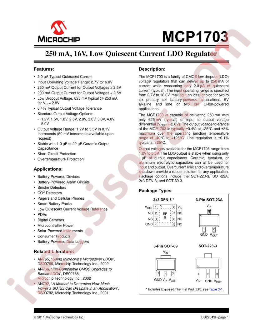 MCP1703T-3002E